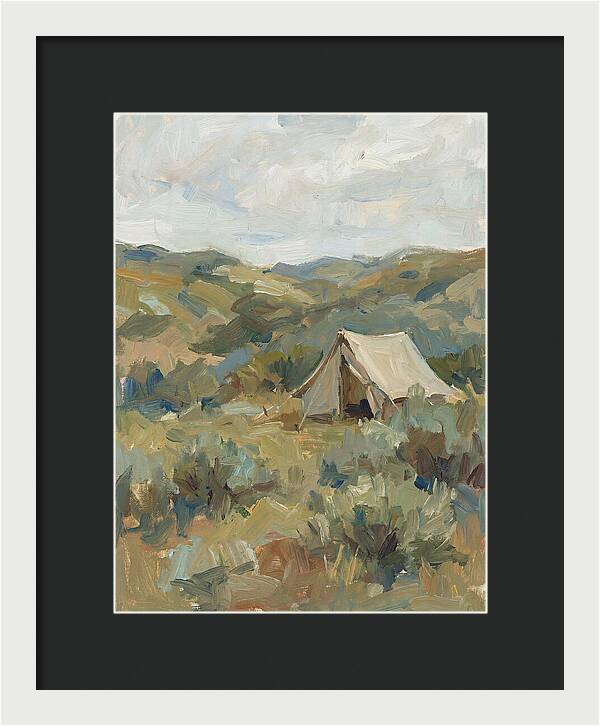 Tent In Serene Landscape