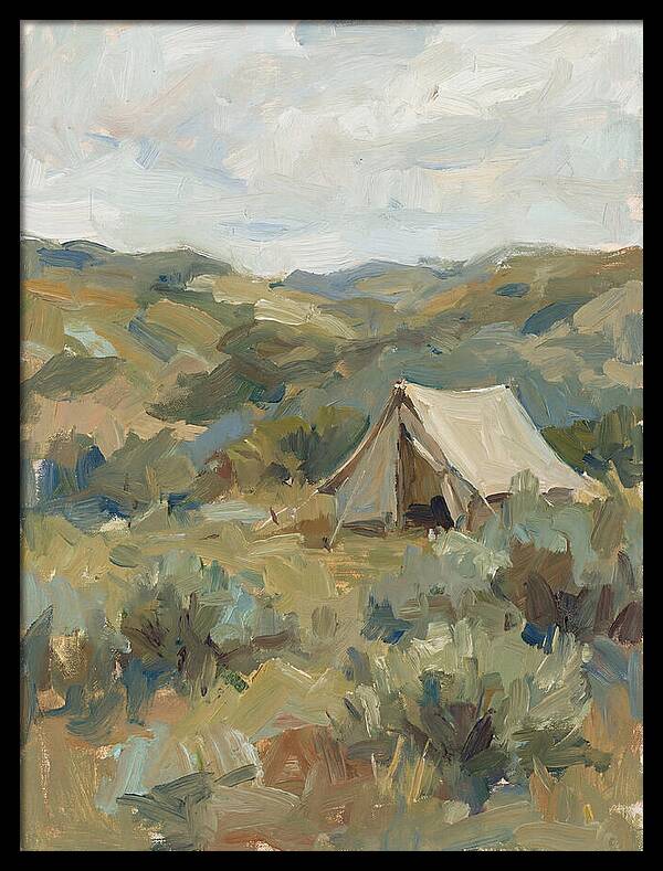 Tent In Serene Landscape