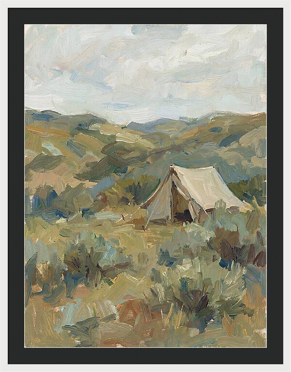 Tent In Serene Landscape