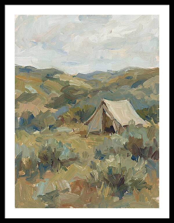 Tent In Serene Landscape