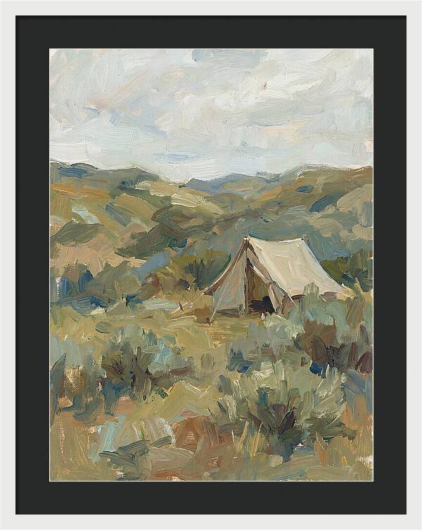 Tent In Serene Landscape