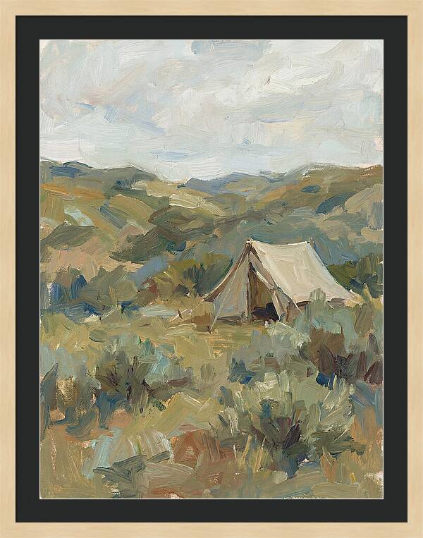 Tent In Serene Landscape