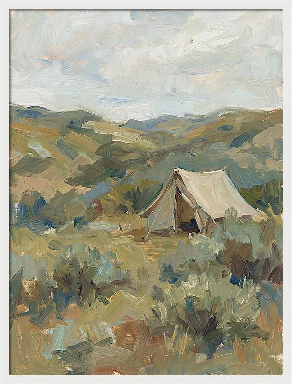 Tent In Serene Landscape