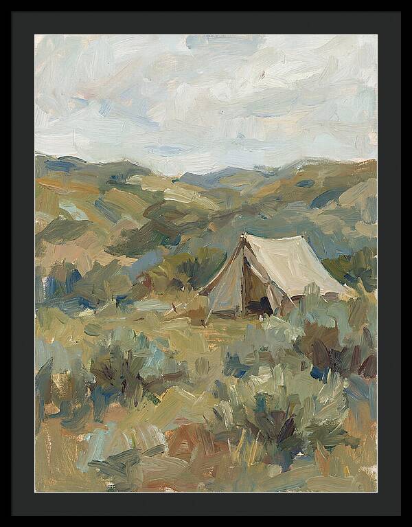 Tent In Serene Landscape