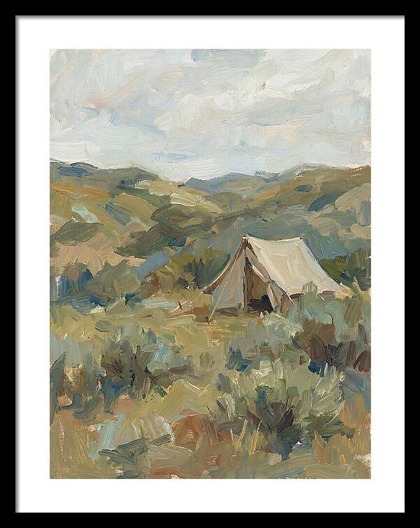 Tent In Serene Landscape