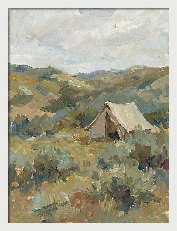 Tent In Serene Landscape