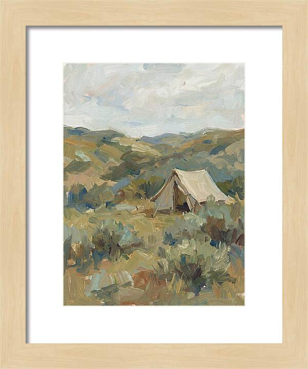 Tent In Serene Landscape