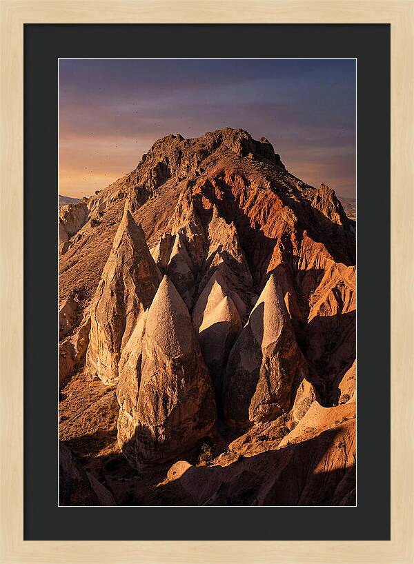 Tent Rocks Volcanic Cones At Dusk
