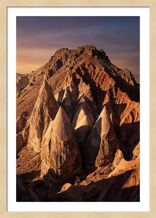 Tent Rocks Volcanic Cones At Dusk