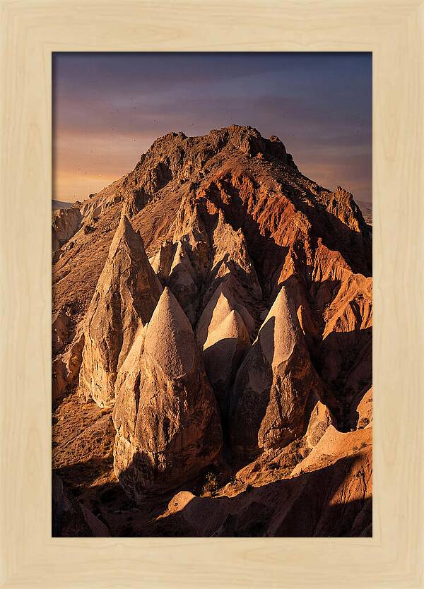 Tent Rocks Volcanic Cones At Dusk
