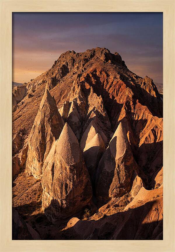 Tent Rocks Volcanic Cones At Dusk
