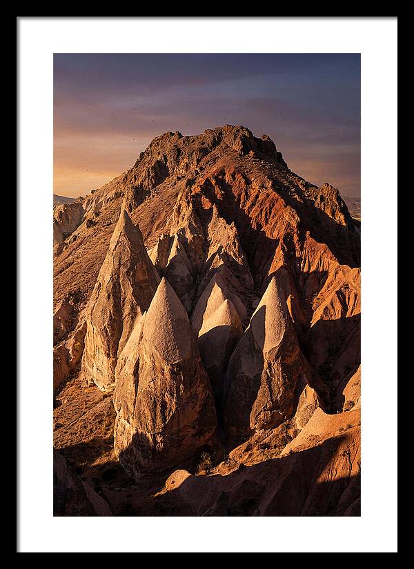 Tent Rocks Volcanic Cones At Dusk