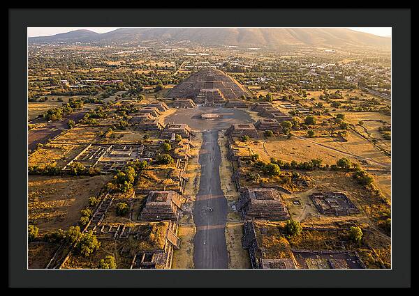 Teotihuacan From The Pyramid Of The Moon