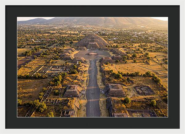 Teotihuacan From The Pyramid Of The Moon