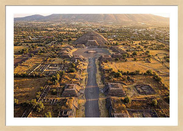 Teotihuacan From The Pyramid Of The Moon
