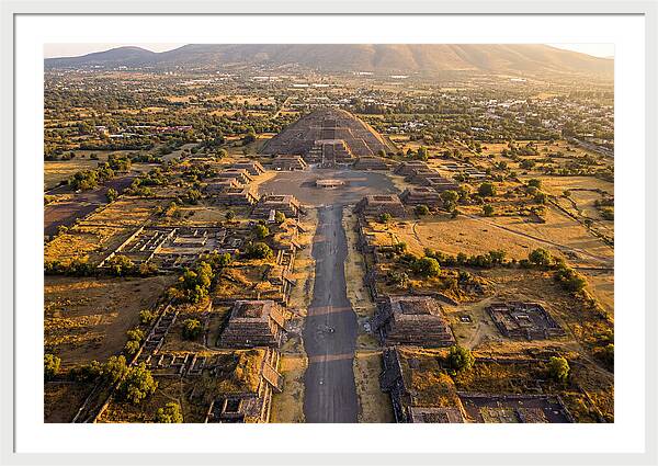 Teotihuacan From The Pyramid Of The Moon