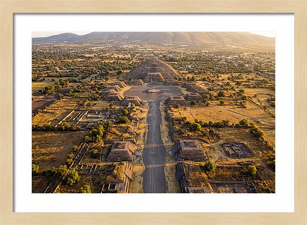 Teotihuacan From The Pyramid Of The Moon