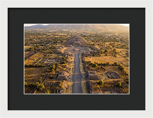 Teotihuacan From The Pyramid Of The Moon
