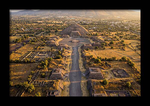 Teotihuacan From The Pyramid Of The Moon