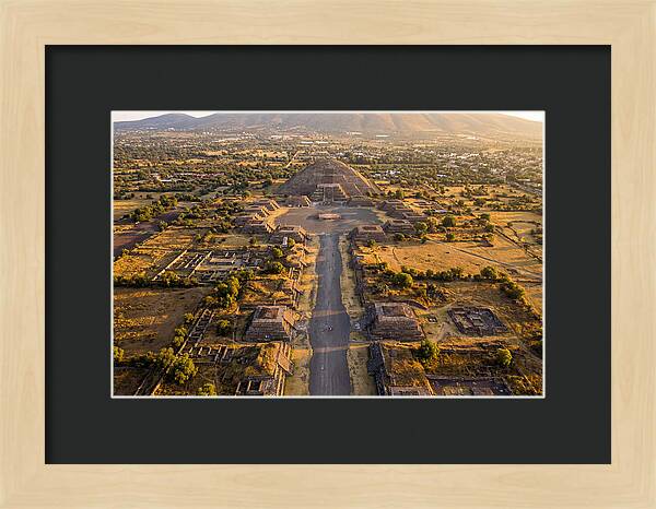 Teotihuacan From The Pyramid Of The Moon