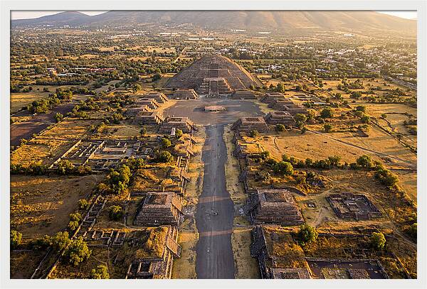 Teotihuacan From The Pyramid Of The Moon