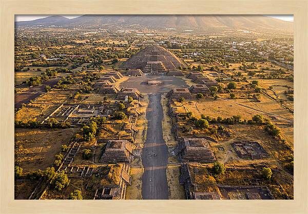 Teotihuacan From The Pyramid Of The Moon