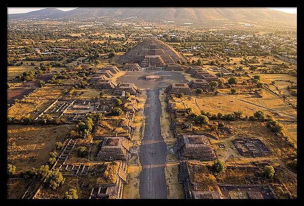 Teotihuacan From The Pyramid Of The Moon