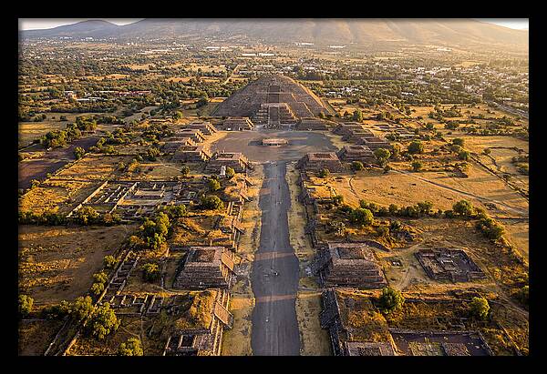 Teotihuacan From The Pyramid Of The Moon