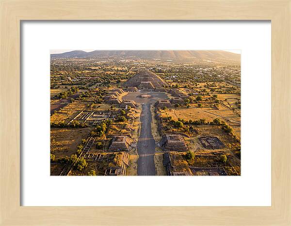Teotihuacan From The Pyramid Of The Moon