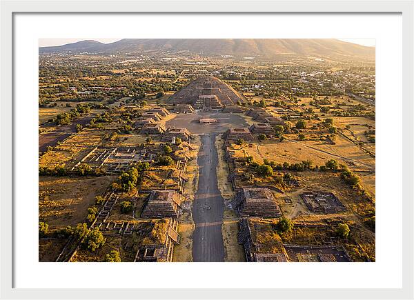 Teotihuacan From The Pyramid Of The Moon