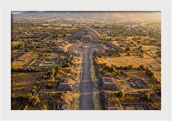 Teotihuacan From The Pyramid Of The Moon