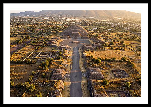 Teotihuacan From The Pyramid Of The Moon