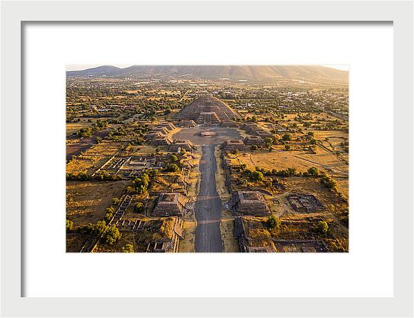 Teotihuacan From The Pyramid Of The Moon