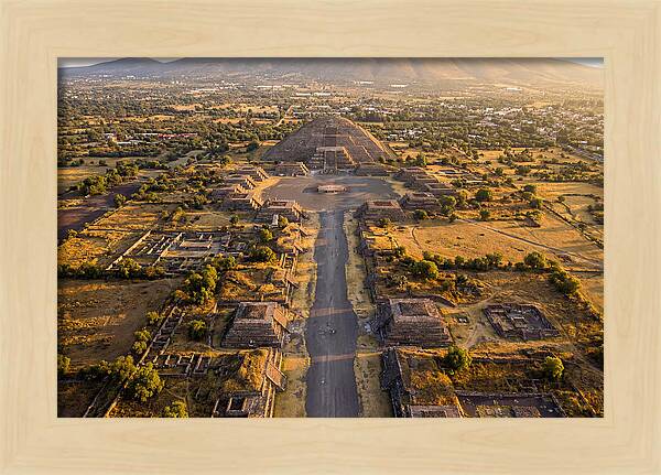 Teotihuacan From The Pyramid Of The Moon