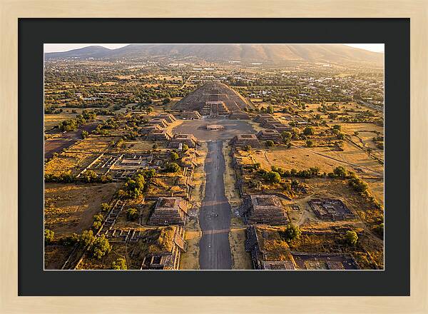 Teotihuacan From The Pyramid Of The Moon