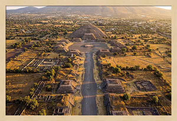 Teotihuacan From The Pyramid Of The Moon
