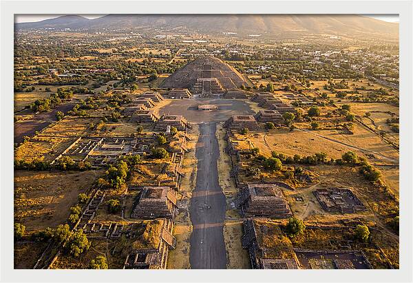 Teotihuacan From The Pyramid Of The Moon