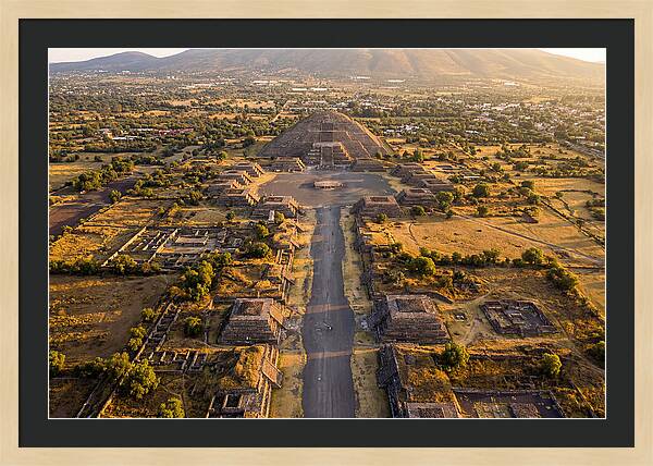 Teotihuacan From The Pyramid Of The Moon
