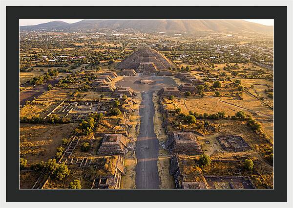 Teotihuacan From The Pyramid Of The Moon