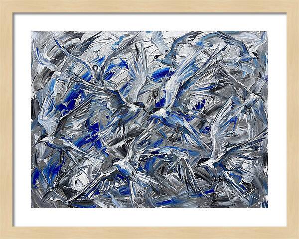 Tern Dance In Expressionism