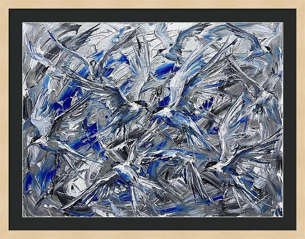 Tern Dance In Expressionism