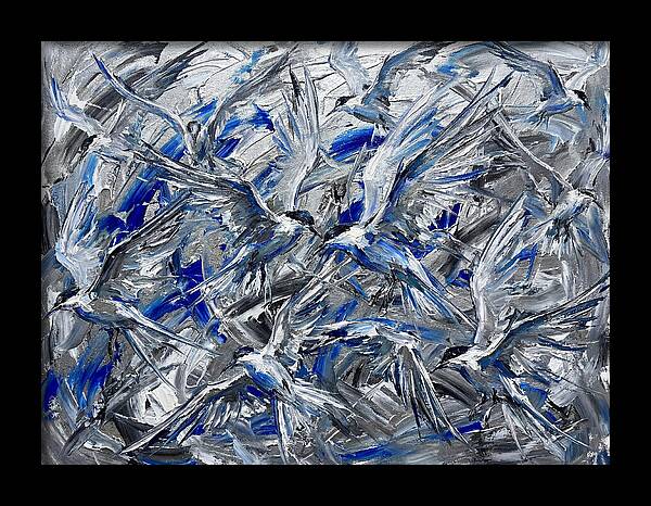 Tern Dance In Expressionism