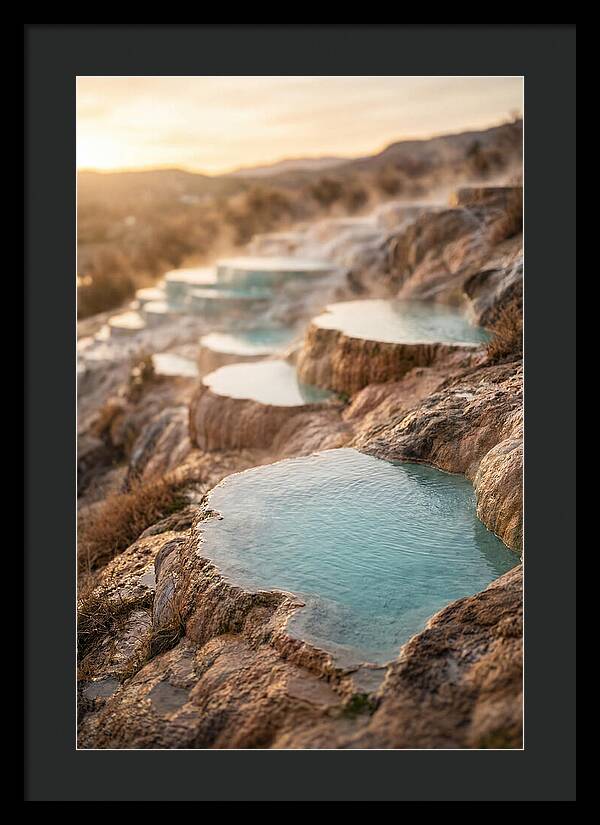 Terraced Turquoise Hot Springs
