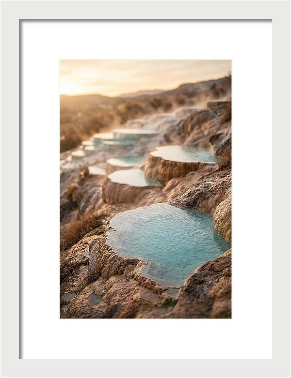 Terraced Turquoise Hot Springs