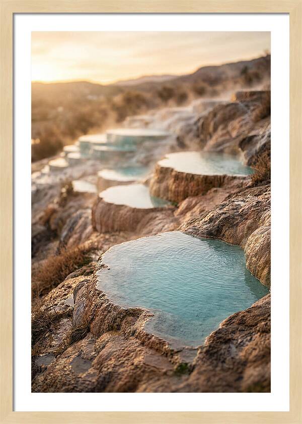 Terraced Turquoise Hot Springs
