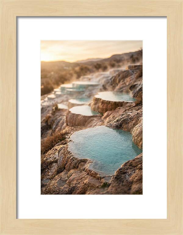 Terraced Turquoise Hot Springs