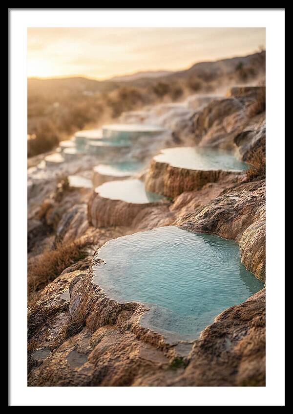 Terraced Turquoise Hot Springs
