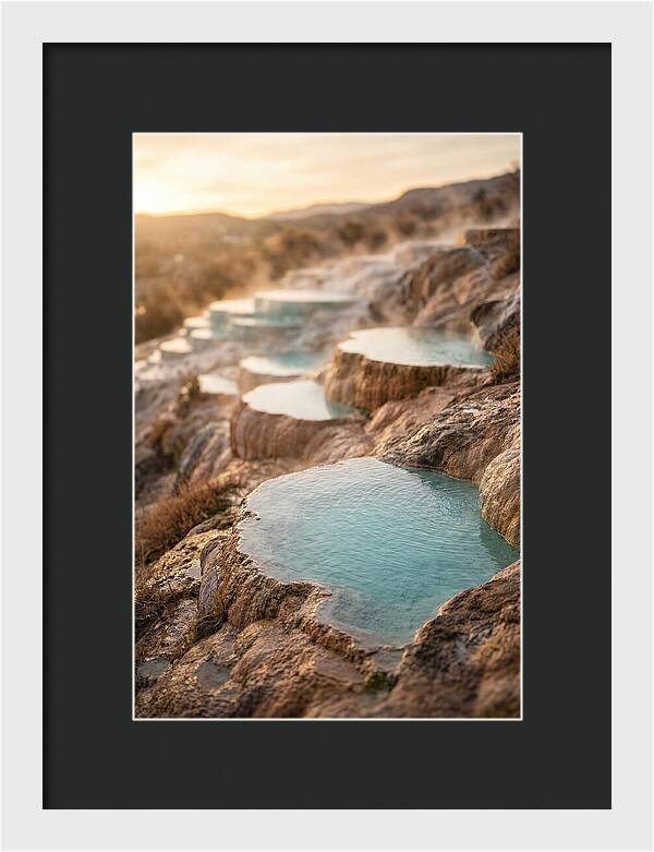 Terraced Turquoise Hot Springs