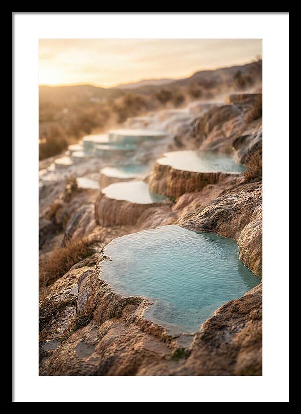 Terraced Turquoise Hot Springs