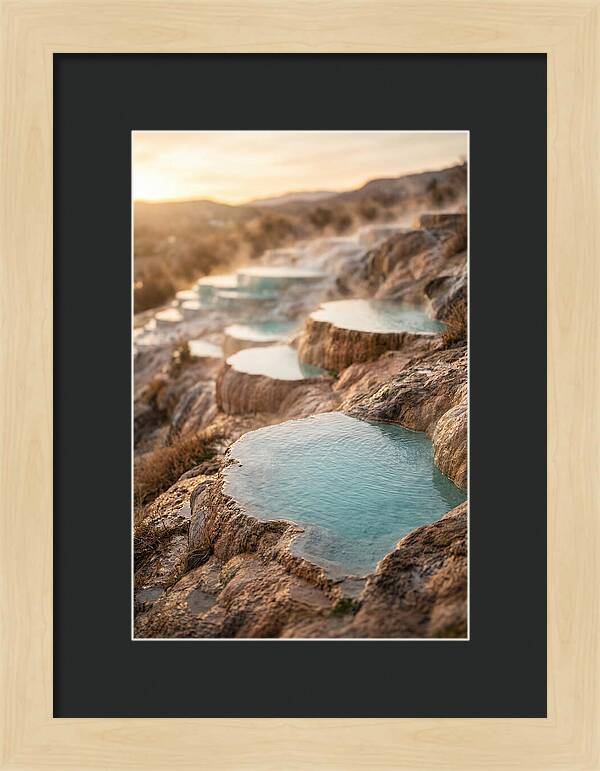 Terraced Turquoise Hot Springs